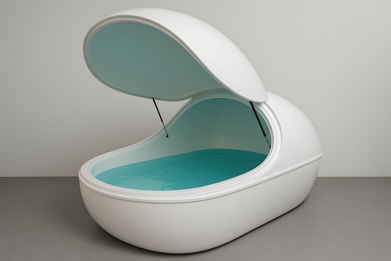 Premium float tanks with mineral-rich solutions and advanced filtration