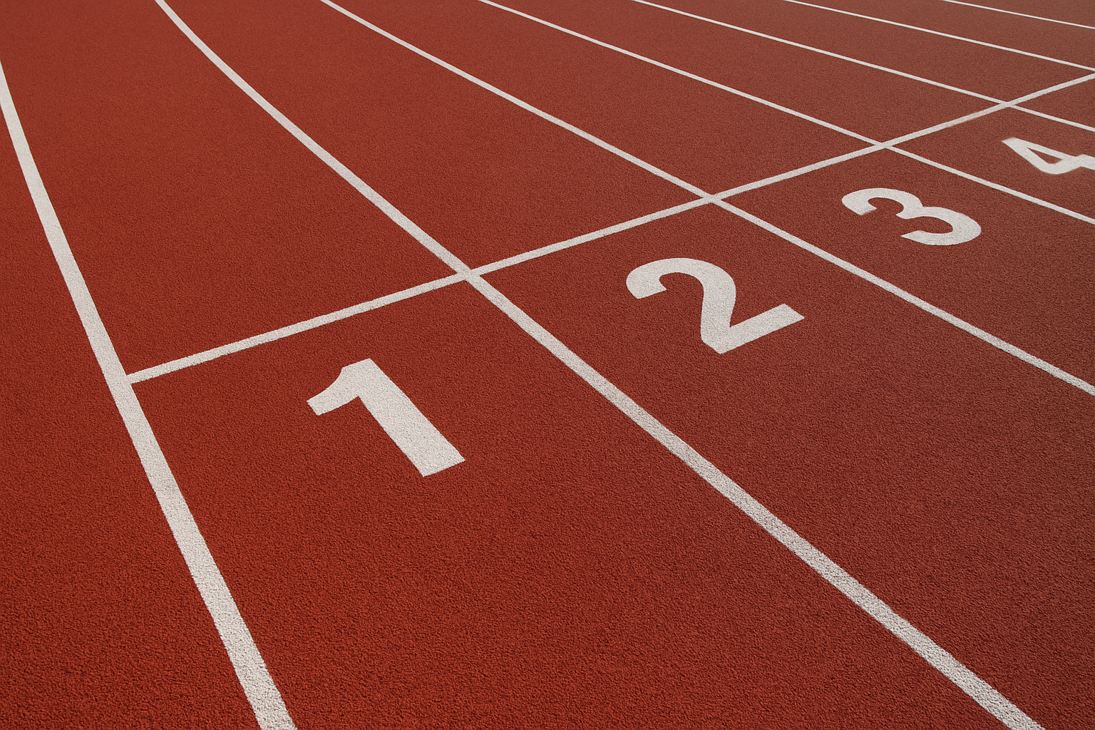 IAAF-certified polyurethane athletic running tracks for professional competition